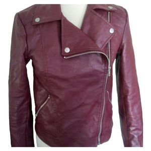 Forever 21 leather jacket in size S